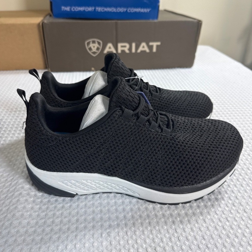 Propet Sneakers Women 10 WAA112M Black Extra Wide 4E Ortholite NWOB NWT